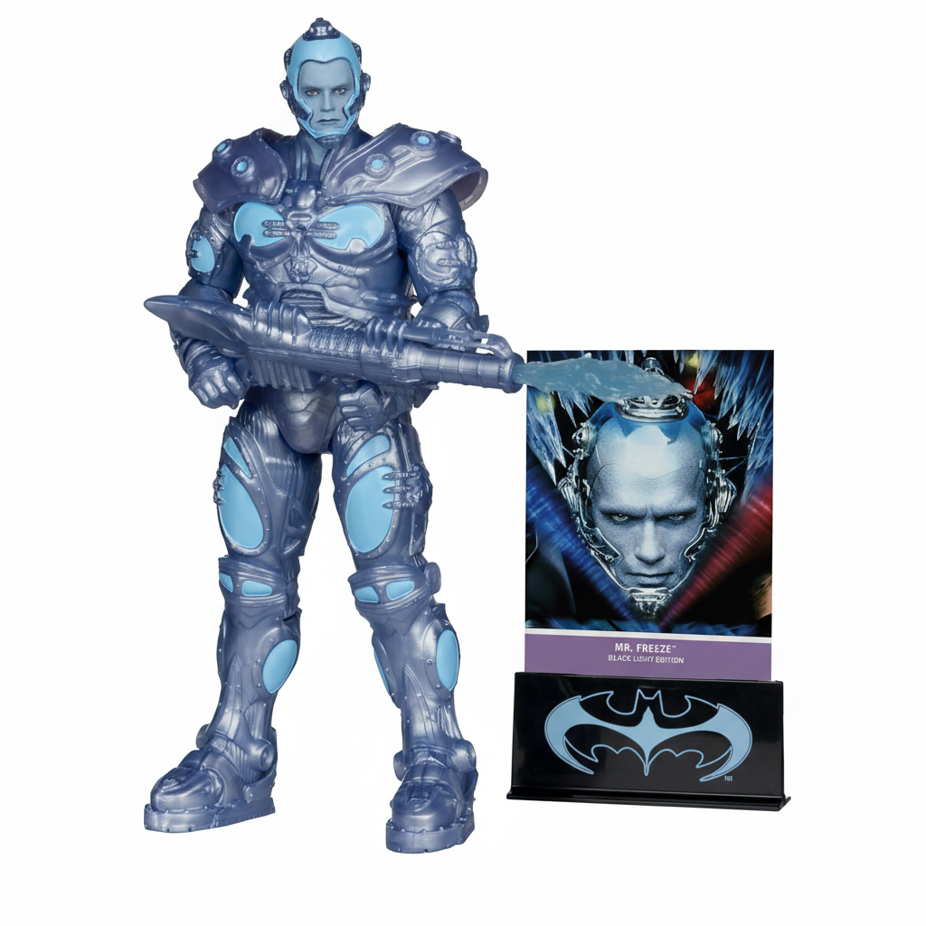 Figura MR. FREEZE (BLACK LIGHT) - BATMAN AND ROBIN - Gold Label Exclusive - DC Comics - 7 Scale - McFarlane