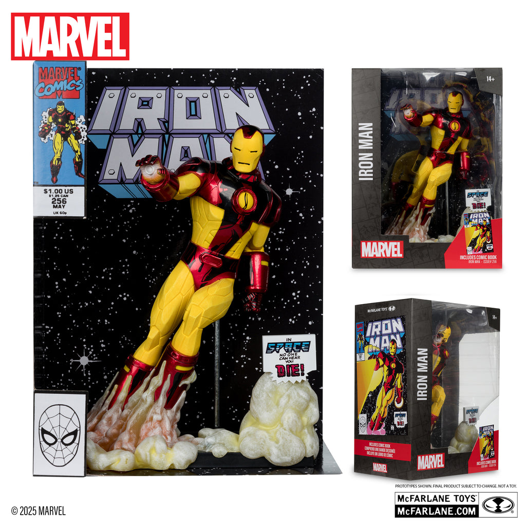 Estátua IRON MAN #256 - Marvel Comics - 1/6 Scale - McFarlane