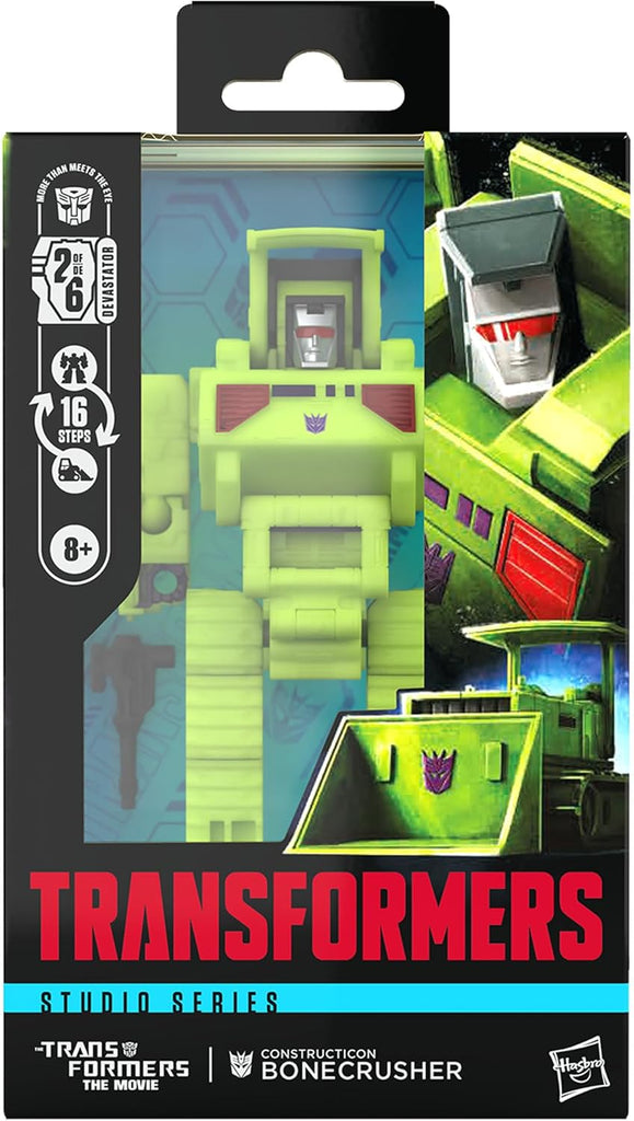 Figura Bonecrusher Constructicon Deluxe - Studios Series - Transformers The Movie - Hasbro