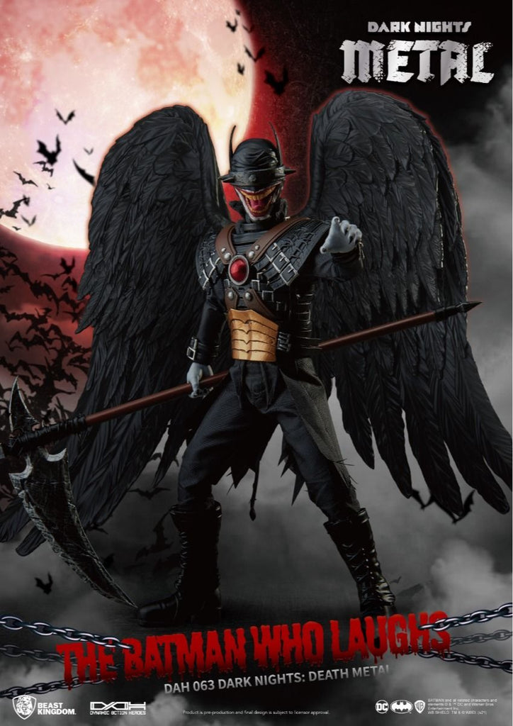 Estátua Batman que Ri - Dark Nights Death Metal - Dynamic Action Heroes - Beast Kingdom