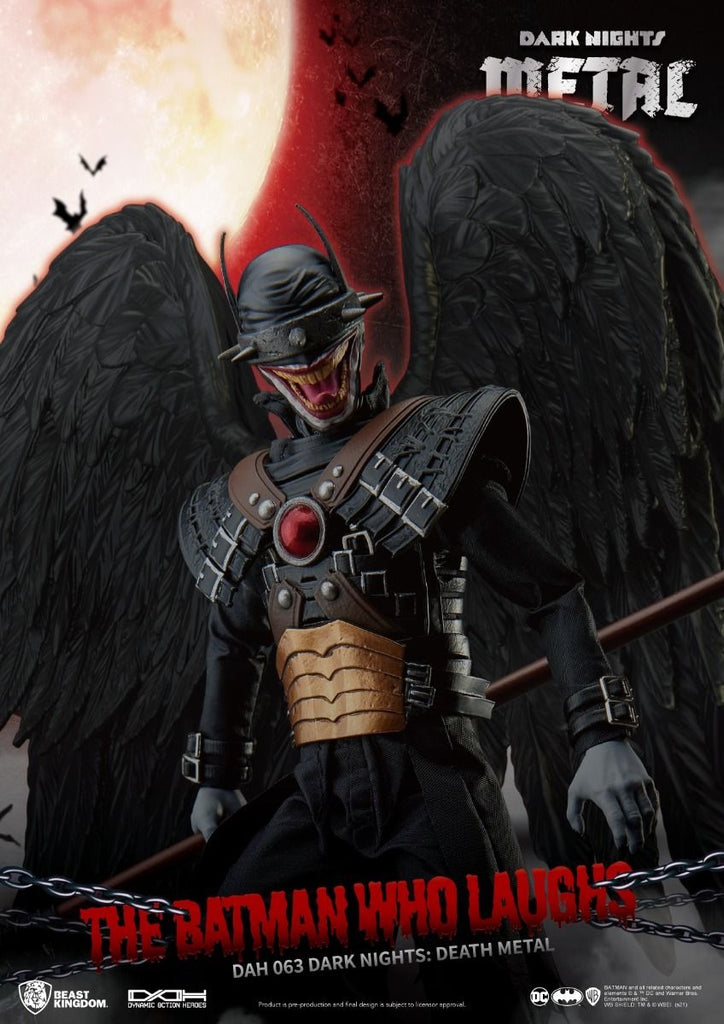 Estátua Batman que Ri - Dark Nights Death Metal - Dynamic Action Heroes - Beast Kingdom