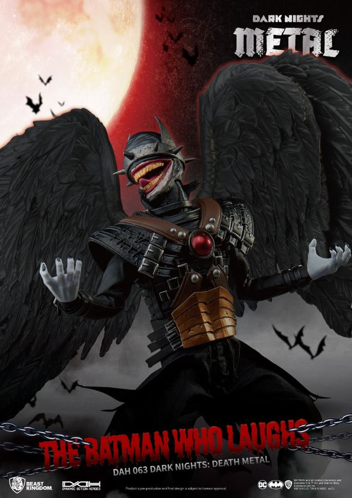 Estátua Batman que Ri - Dark Nights Death Metal - Dynamic Action Heroes - Beast Kingdom