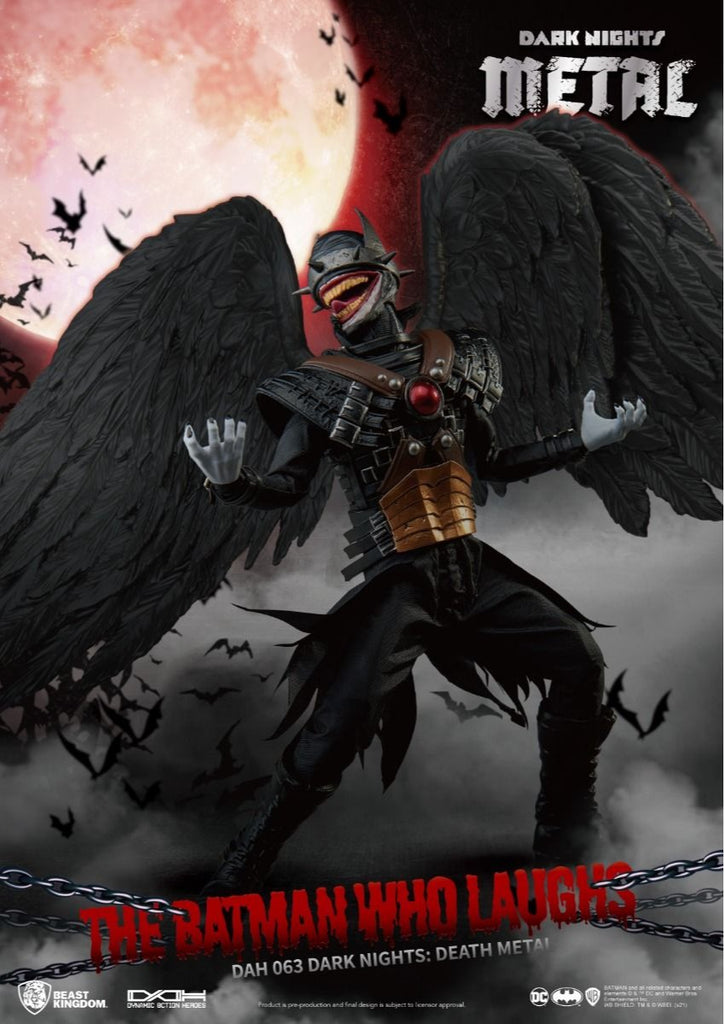 Estátua Batman que Ri - Dark Nights Death Metal - Dynamic Action Heroes - Beast Kingdom