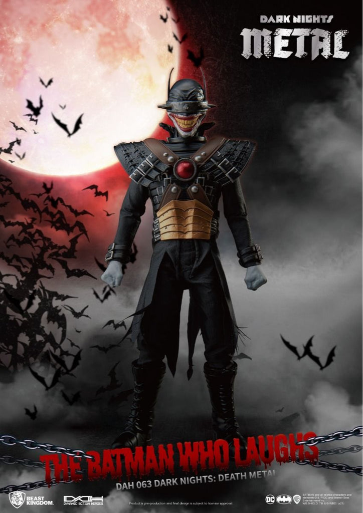 Estátua Batman que Ri - Dark Nights Death Metal - Dynamic Action Heroes - Beast Kingdom
