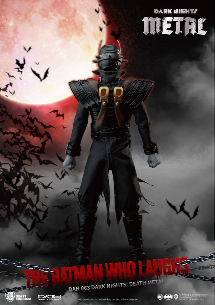 Estátua Batman que Ri - Dark Nights Death Metal - Dynamic Action Heroes - Beast Kingdom