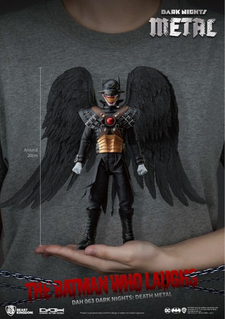 Estátua Batman que Ri - Dark Nights Death Metal - Dynamic Action Heroes - Beast Kingdom
