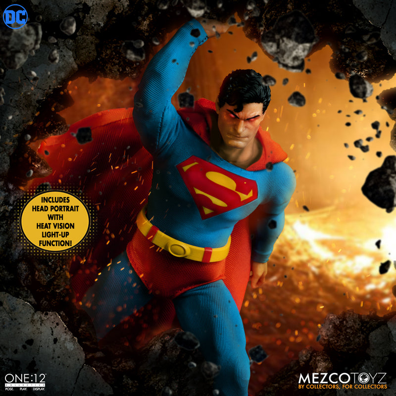 Figura Super-Homem Man of Steel Edition - DC - 1/12 Collective - Mezco