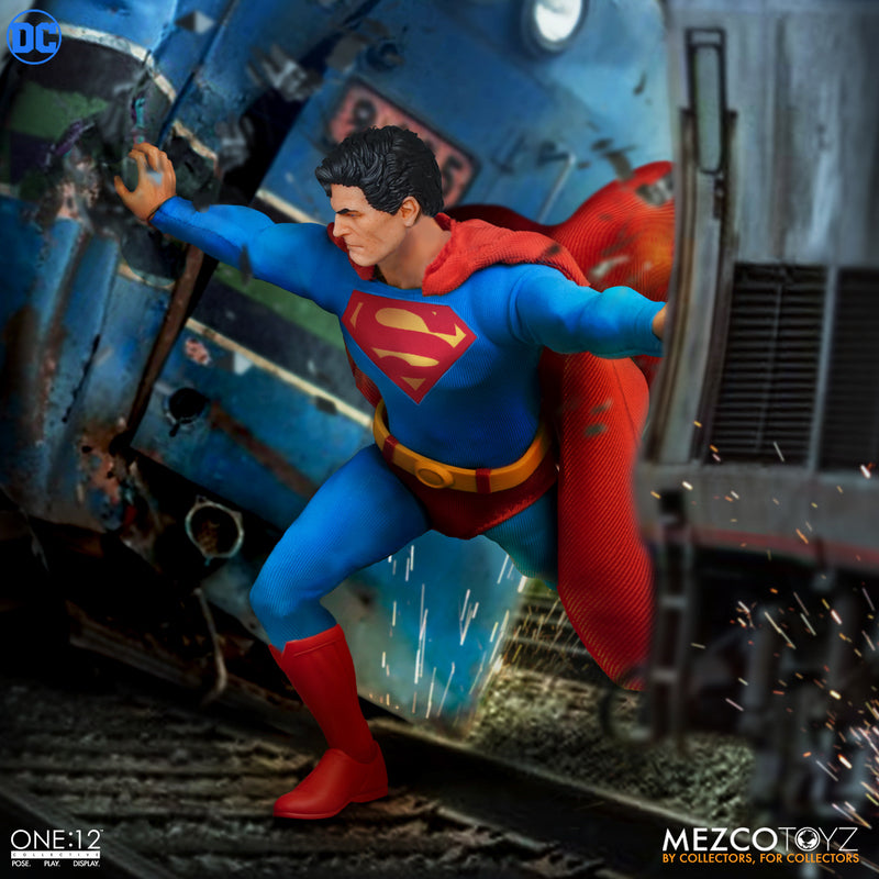 Figura Super-Homem Man of Steel Edition - DC - 1/12 Collective - Mezco