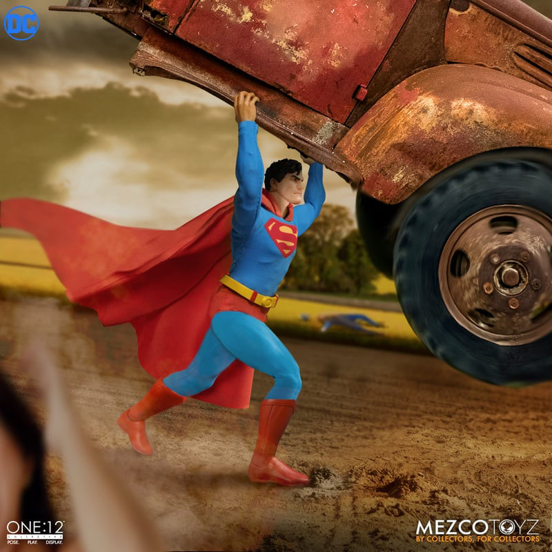 Figura Super-Homem Man of Steel Edition - DC - 1/12 Collective - Mezco