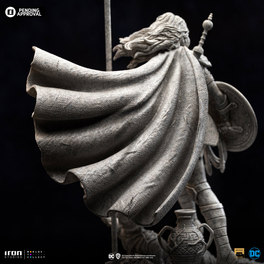 Estátua Mulher Maravilha Unleashed Marble Ver- DC Comics - Art Scale 1/10 - Iron Studios