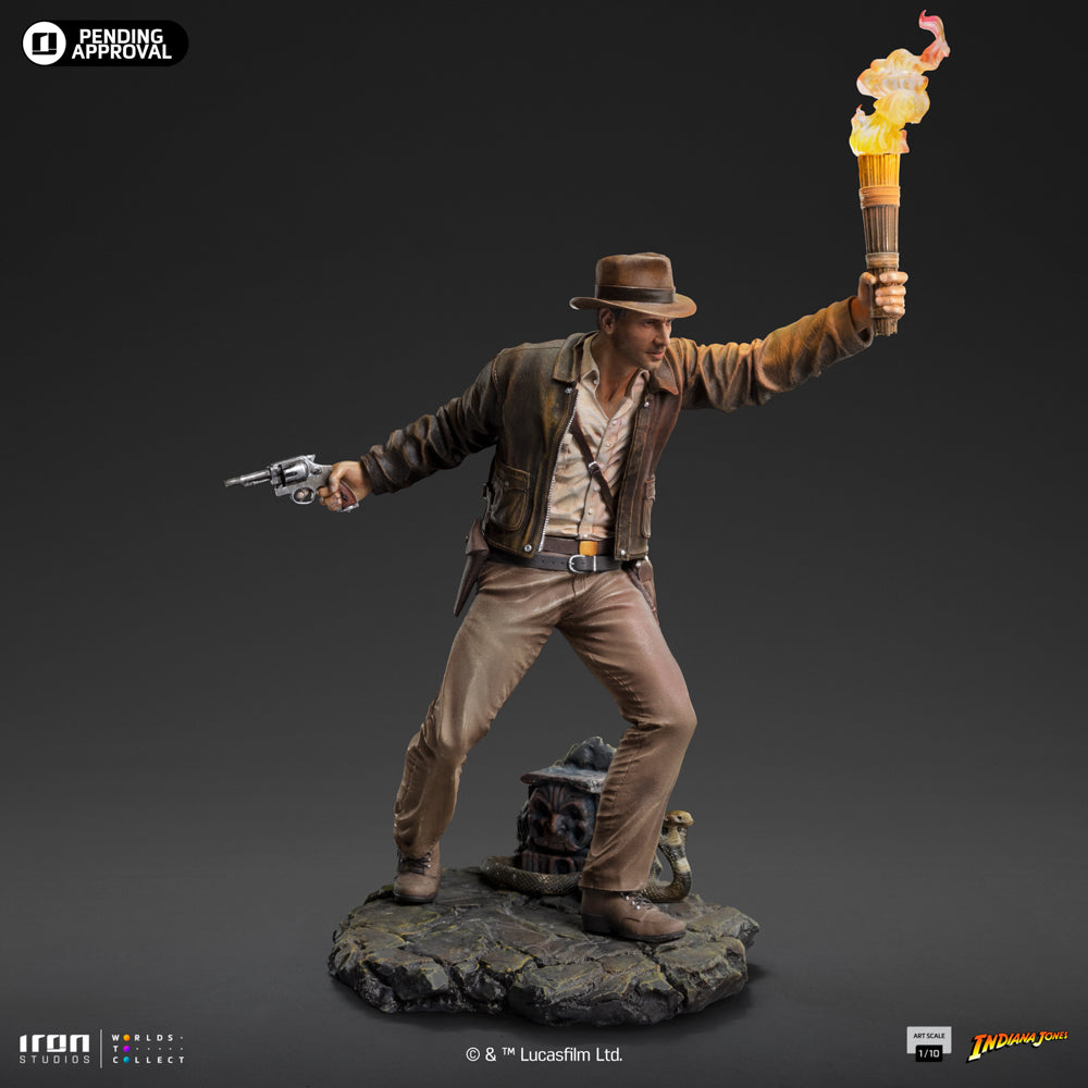 Estátua Indiana Jones - Indiana Jones - Art Scale 1/10 - Iron Studios