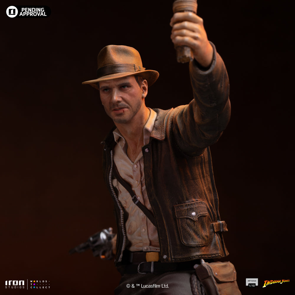 Estátua Indiana Jones - Indiana Jones - Art Scale 1/10 - Iron Studios