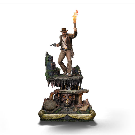 Estátua Indiana Jones Deluxe - Indiana Jones - Art Scale 1/10 - Iron Studios