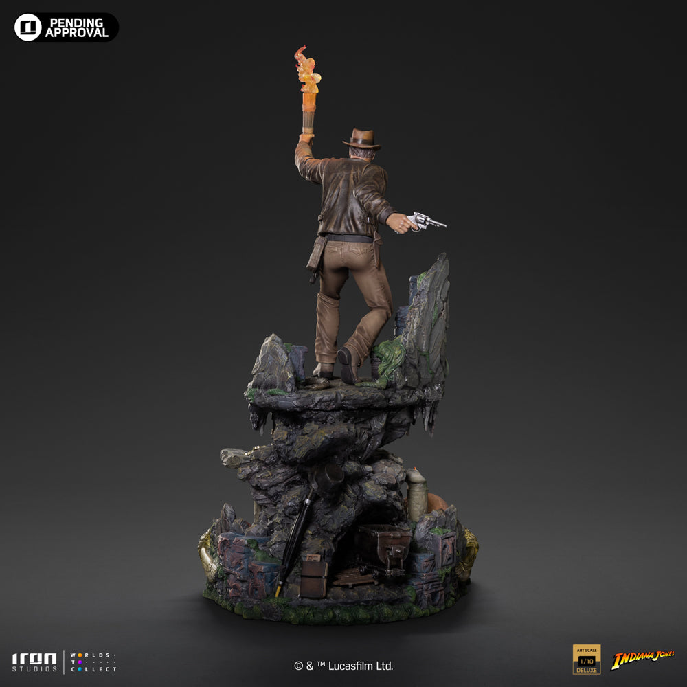 Estátua Indiana Jones Deluxe - Indiana Jones - Art Scale 1/10 - Iron Studios