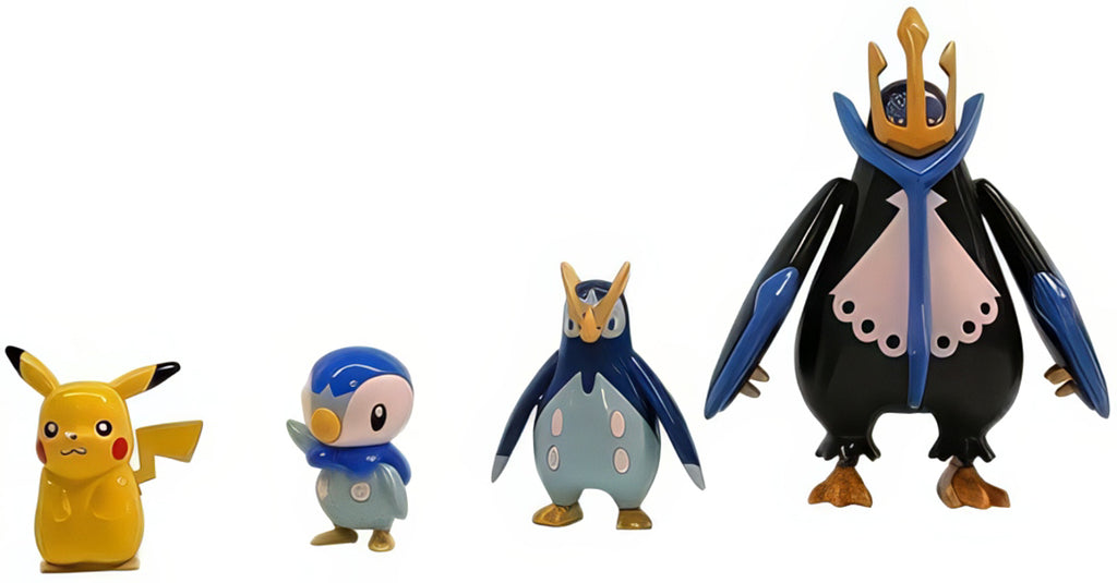 Figura Empoleon - Pokemon - Evolution Set - Bandai