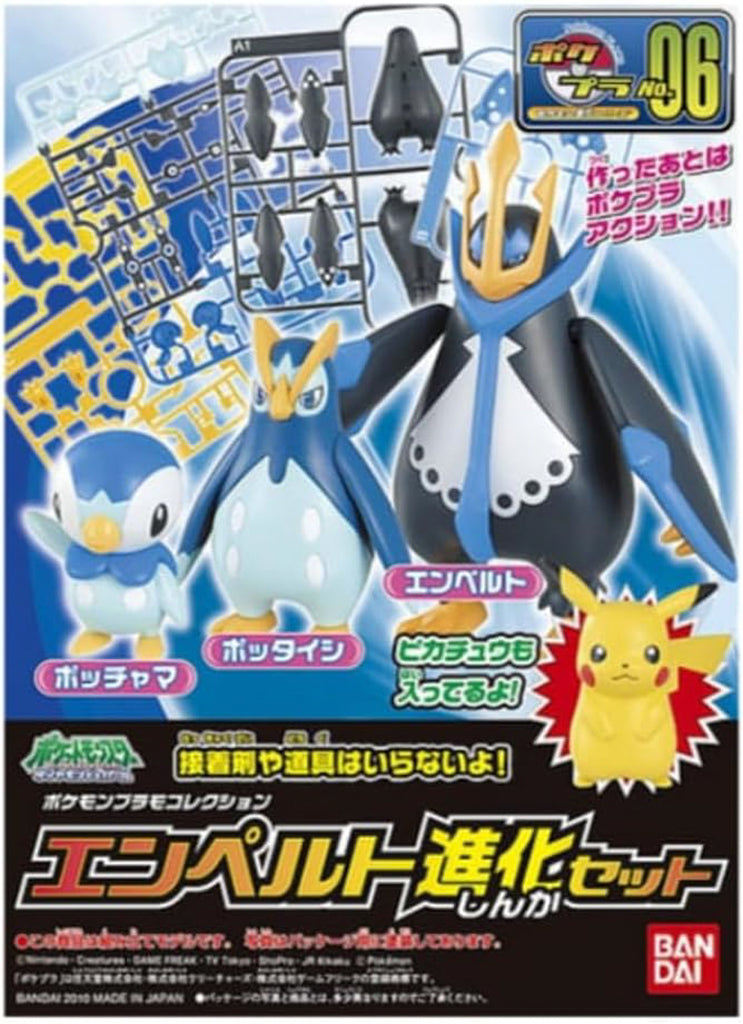 Figura Empoleon - Pokemon - Evolution Set - Bandai