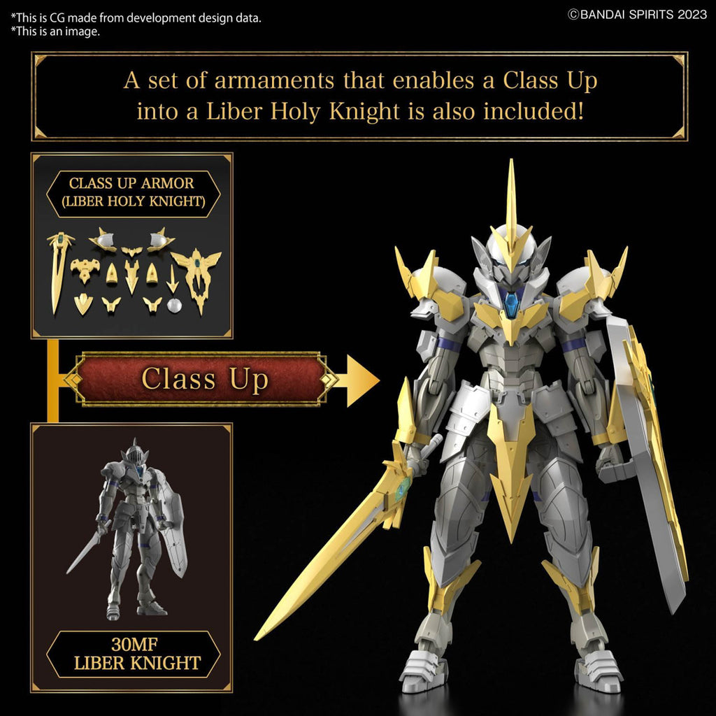 Class Up Armor Liber Holy Knight - 30 Minutes Fantasy - Plastic Model Kit - Bandai
