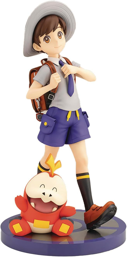 Estátua Florian with Fuecoco - Pokemon - ArtFx J - Kotobukiya