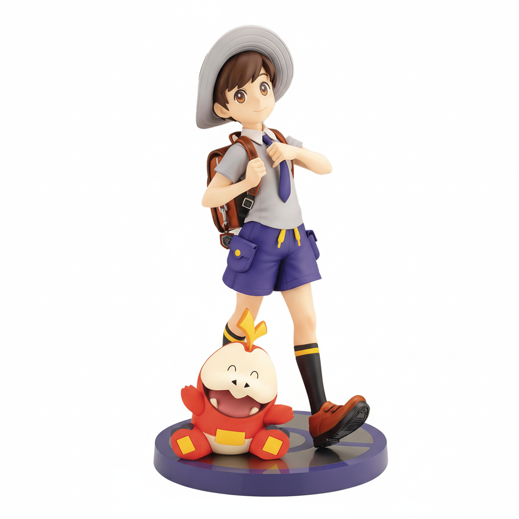 Estátua Florian with Fuecoco - Pokemon - ArtFx J - Kotobukiya