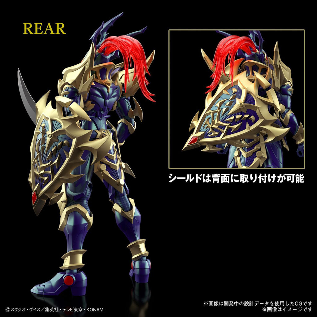 Figura Black Luster Soldier - Yu Gi Oh - Rise Standard Amplified - Bandai