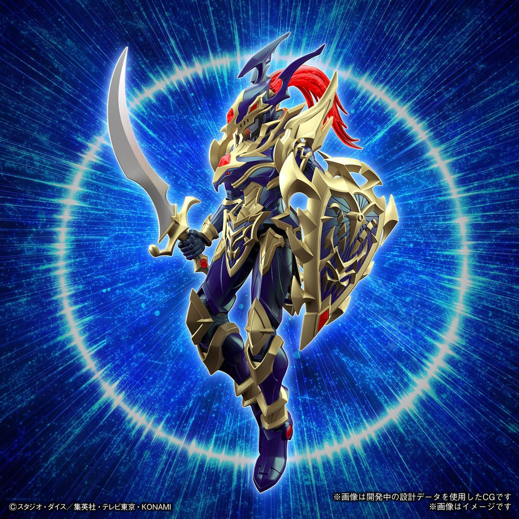 Figura Black Luster Soldier - Yu Gi Oh - Rise Standard Amplified - Bandai