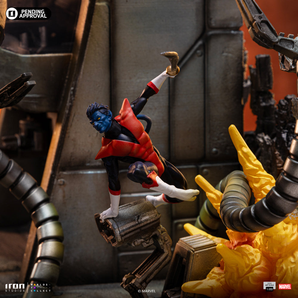 Estátua X-Men Danger Room Diorama B - X-Men - Demi Art Scale 1/20 - Iron Studios