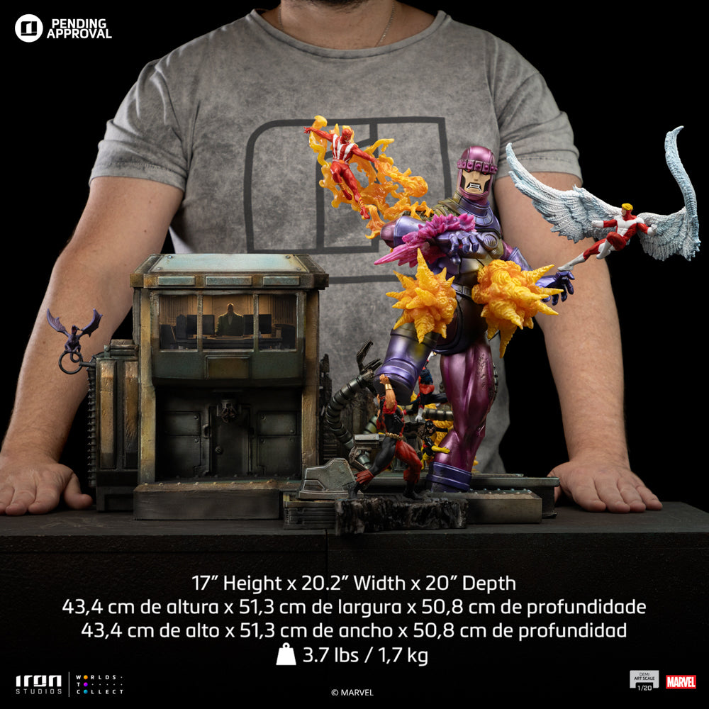 Estátua X-Men Danger Room Diorama B - X-Men - Demi Art Scale 1/20 - Iron Studios