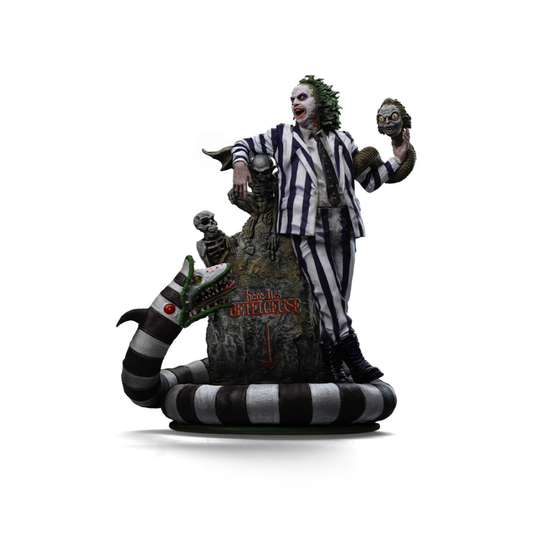 Estátua Besouro Suco Deluxe - Os Fantasmas se Divertem - Art Scale 1/10 - Iron Studios