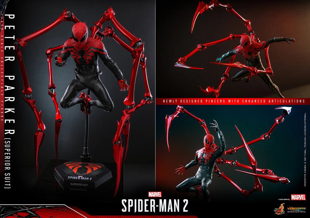 Figura Peter Parker (Superior Suit) – Marvel’s Spider-Man 2 – Sixth Scale – Hot Toys