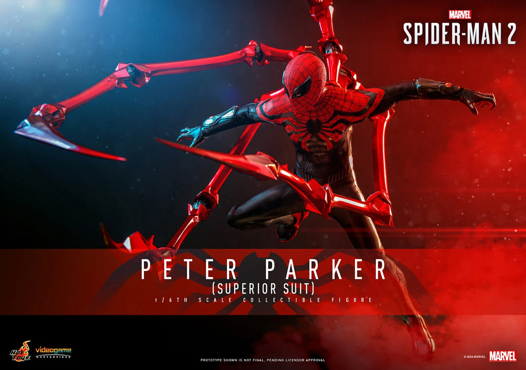 Figura Peter Parker (Superior Suit) – Marvel’s Spider-Man 2 – Sixth Scale – Hot Toys