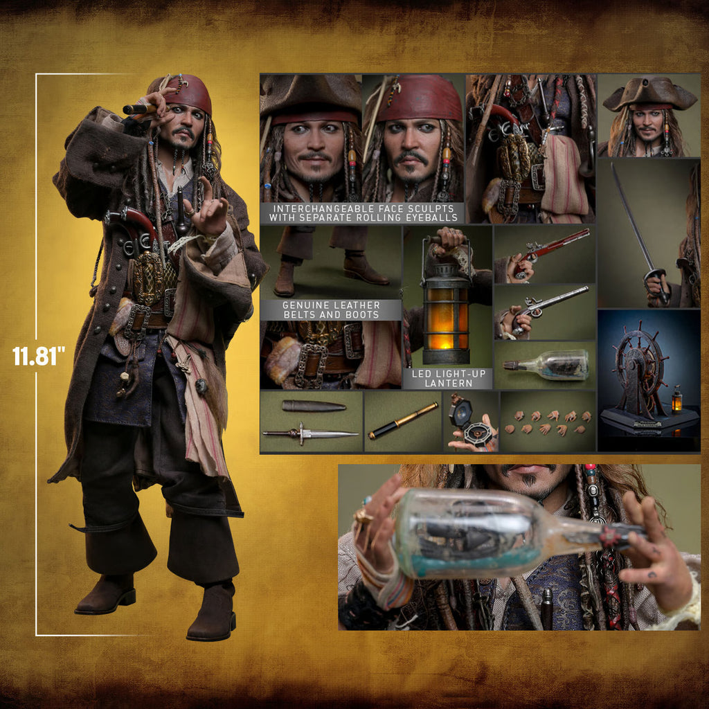 Jack Sparrow Deluxe - Pirates of the Caribbean: Dead Men Tell No Tales. - Sixth Scale - Hot Toys