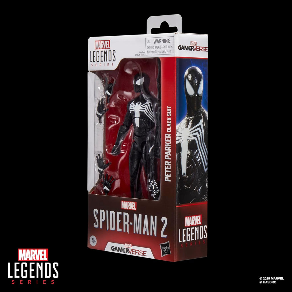 Figura Peter Parker Black Suit - Marvel Spider-man 2 - Gameverse - Hasbro