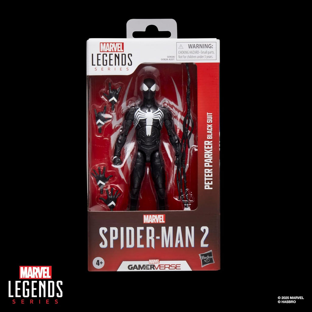 Figura Peter Parker Black Suit - Marvel Spider-man 2 - Gameverse - Hasbro