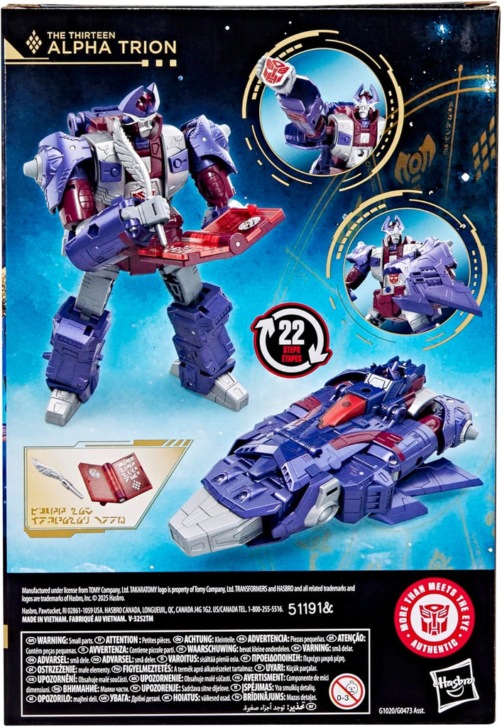 Figura Alpha Trion - Transformers: Age of The Primes The Thirteen - Hasbro