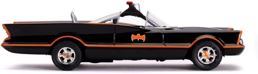 Veículo Batmobile 1966 (Com Boneco) - DC - Hollywood Rides - 1/32 Scale - Jada Toys