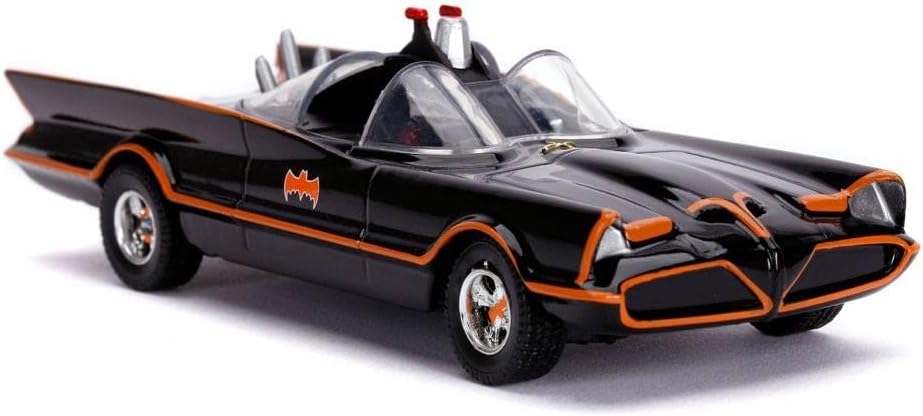 Veículo Batmobile 1966 (Com Boneco) - DC - Hollywood Rides - 1/32 Scale - Jada Toys