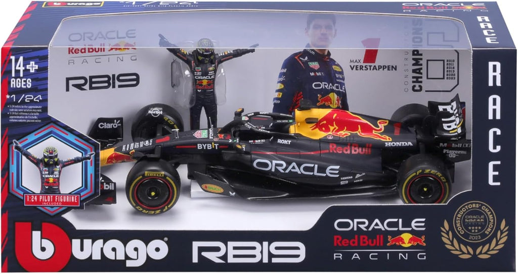 F-1 2023 RED BULL RACING RB19 1 VERSTAPPEN COM BONECO - 1/24 - Burago