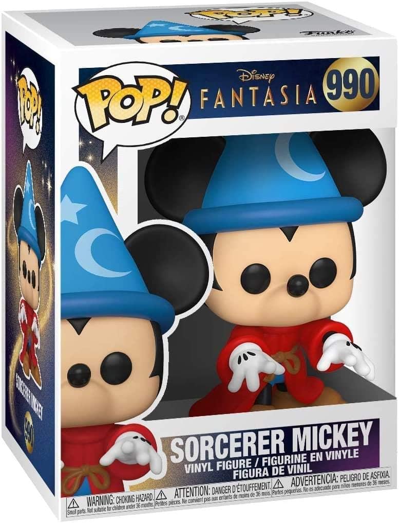 Feiticeiro Mickey 990 - Disney Fantasia 2000 - Funko Pop