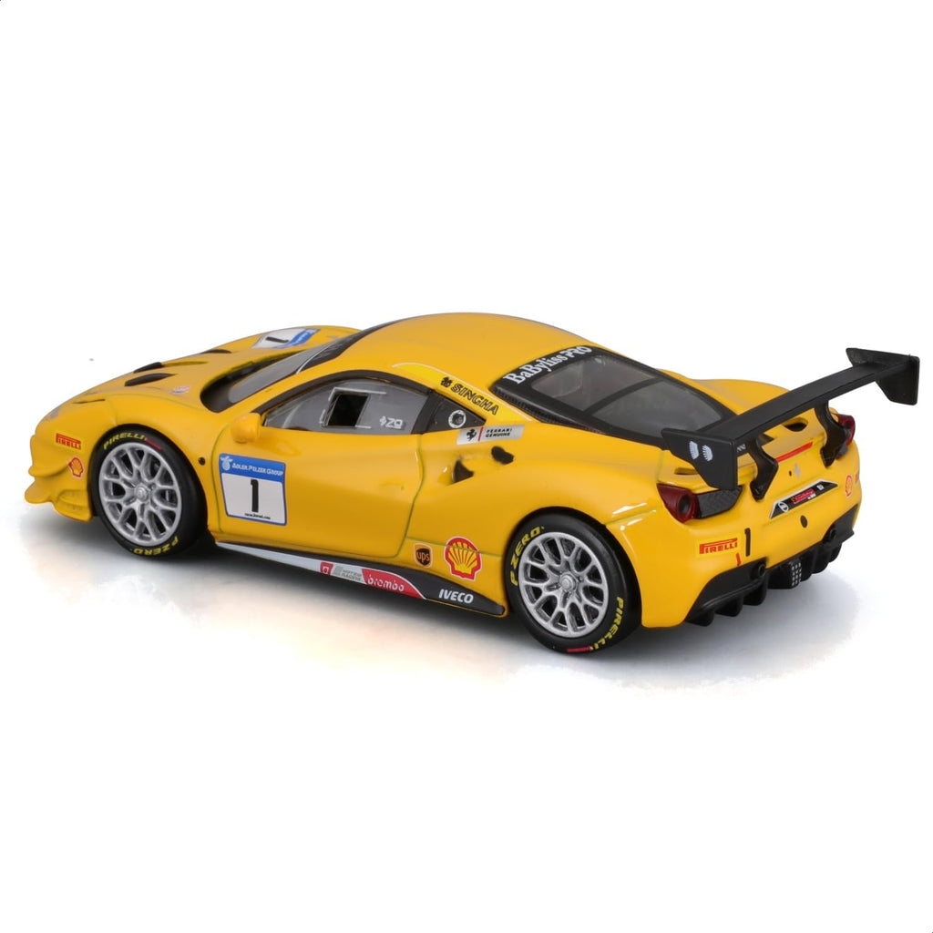 FERRARI 488 CHALLENGE RACING - 1/43 - Burago