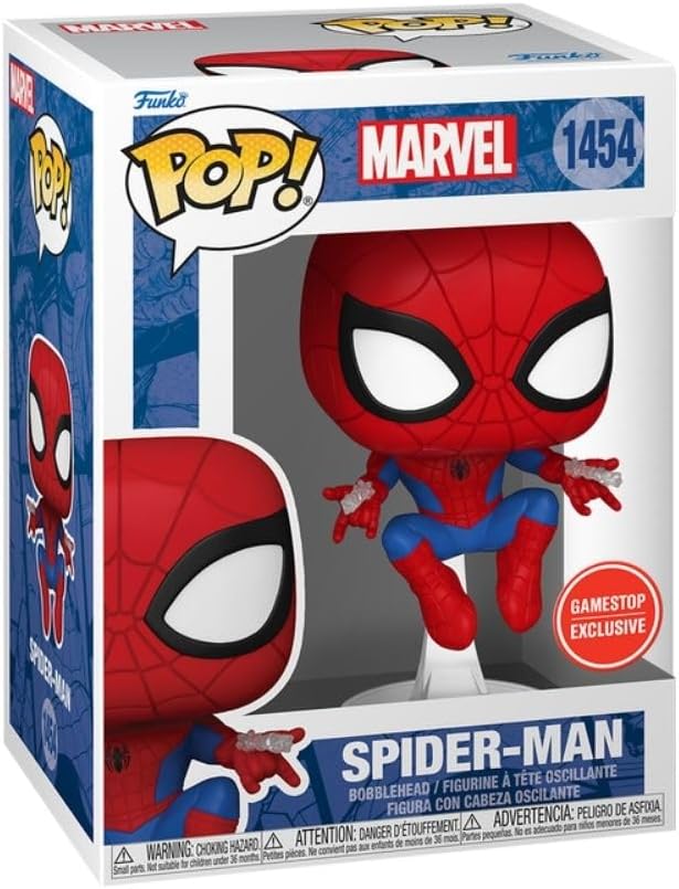 Homem-Aranha e Disparando Teia 1454 - Marvel - Funko Pop