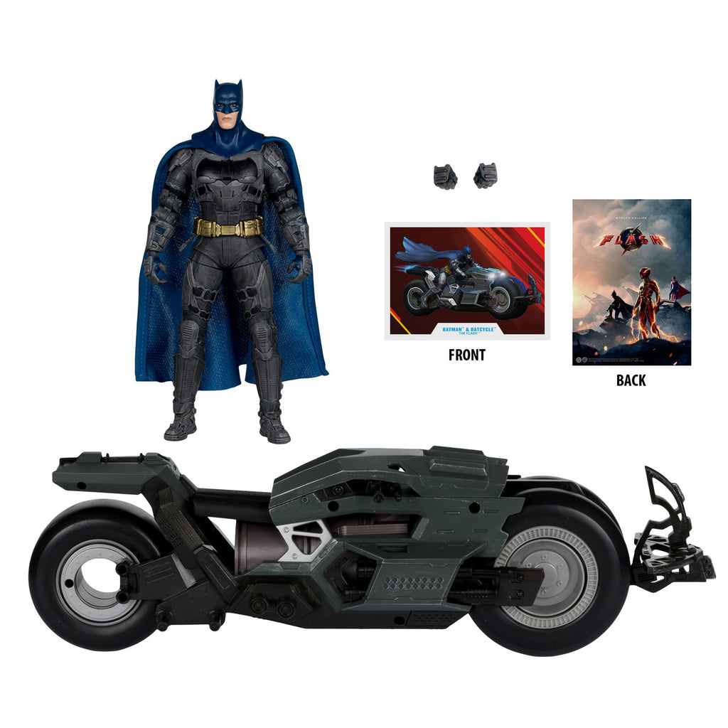 Figura Batman with Batcycle (Flash Movie) – DC Multiverse Vehicles – McFarlane