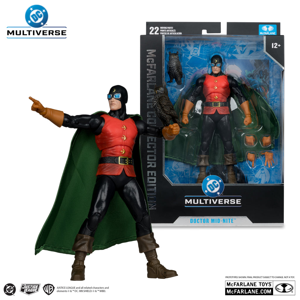Figura Doctor Mid-Nite – DC McFarlane Collector Edition – 7” Scale – McFarlane