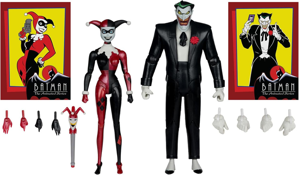 Figura Harley Quinn & The Joker (Mad Love)(Gold Label) – Batman: The Animated Series (Comic) – DC Direct – McFarlane
