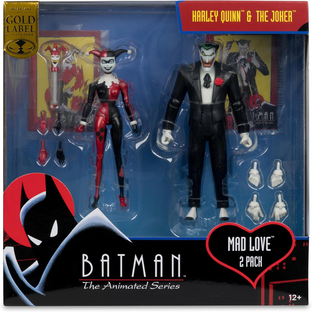 Figura Harley Quinn & The Joker (Mad Love)(Gold Label) – Batman: The Animated Series (Comic) – DC Direct – McFarlane