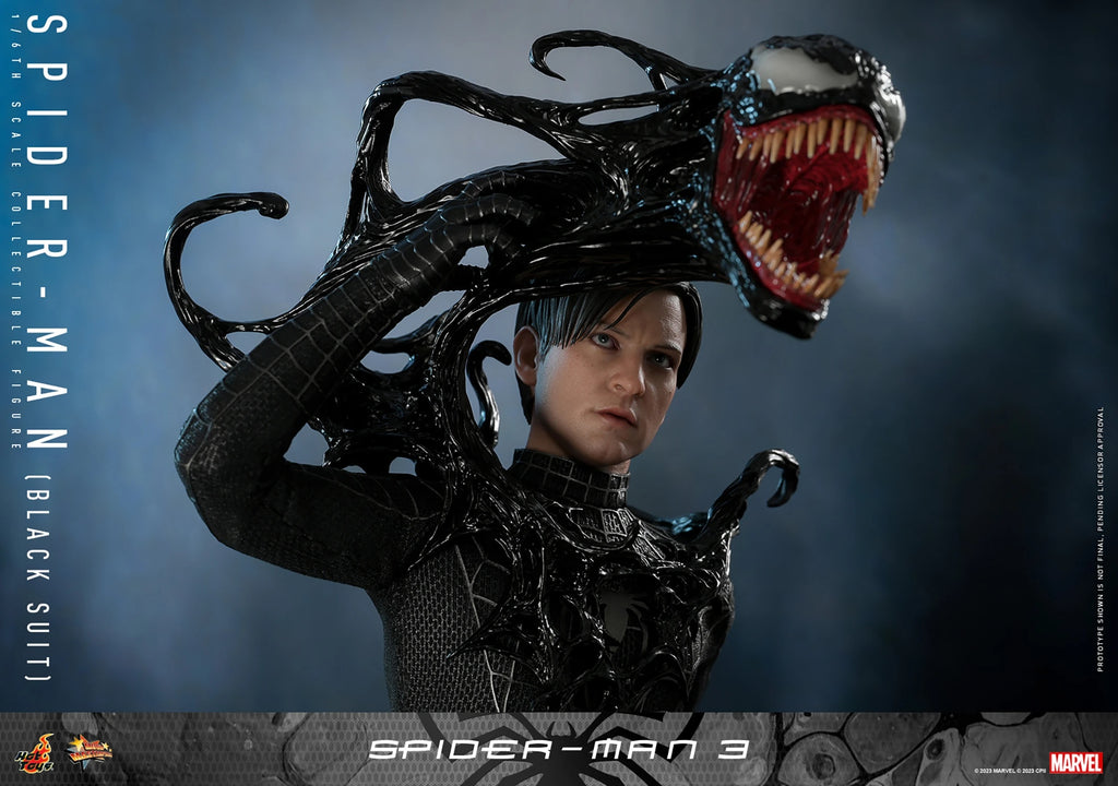 Figura Spider-Man (Black Suit) Deluxe – Spider-Man 3 – Sixth Scale – Hot Toys