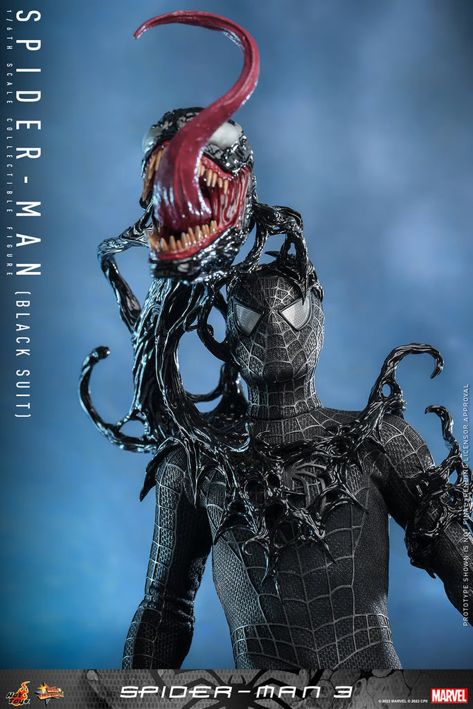 Figura Spider-Man (Black Suit) Deluxe – Spider-Man 3 – Sixth Scale – Hot Toys