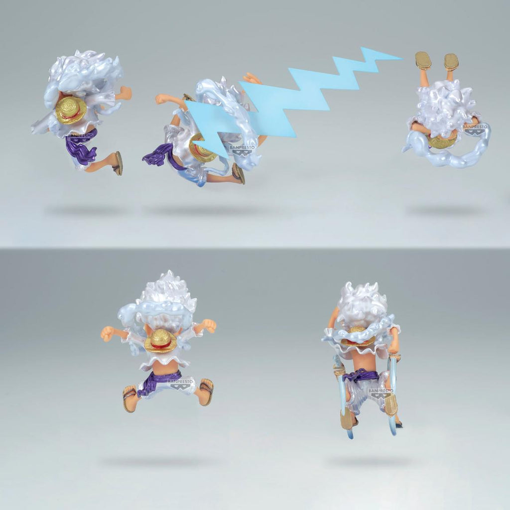 Estátua Monkey D. Luffy Gear 5 – One Piece – World Collectable Figure Special – Banpresto