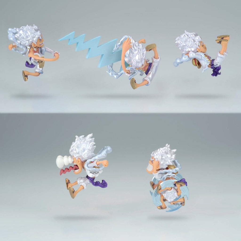 Estátua Monkey D. Luffy Gear 5 – One Piece – World Collectable Figure Special – Banpresto