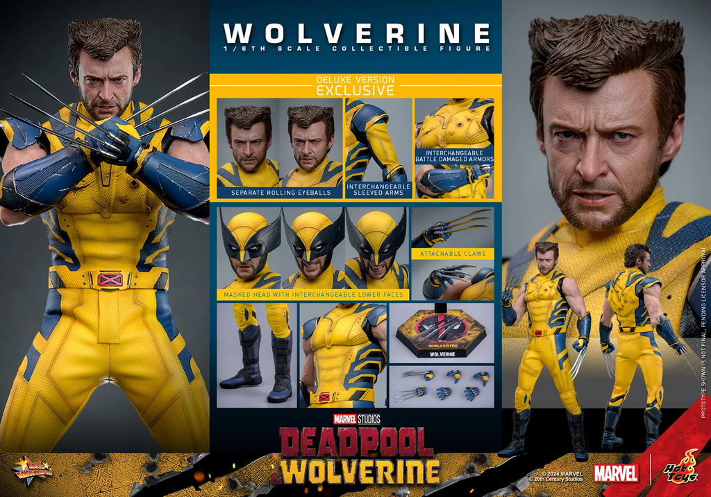 Figura Wolverine Deluxe - DEADPOOL & WOLVERINE - 1/6 Scale - Hot Toys