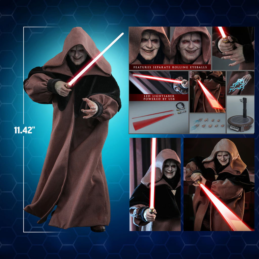 Figura Darth Sidious - Star Wars - 1/6 Scale - Hot Toys
